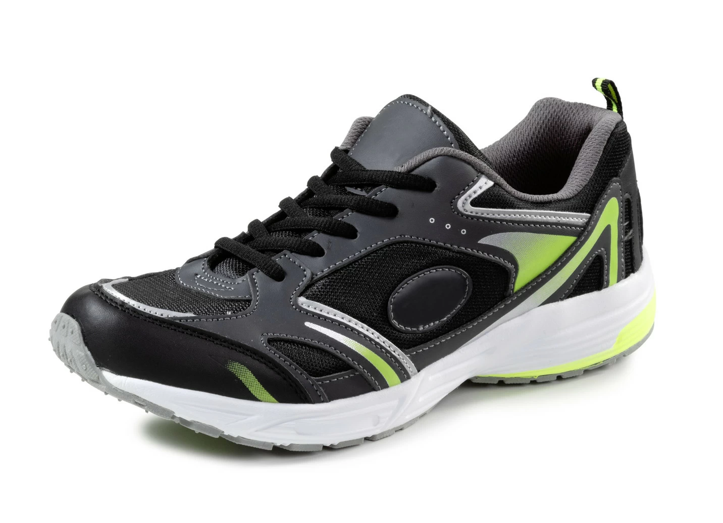 Schnür-Sneaker aus effektvoll bedrucktem Synthetik