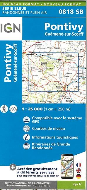 IGN - 0818 SB PONTIVY 1 25 000