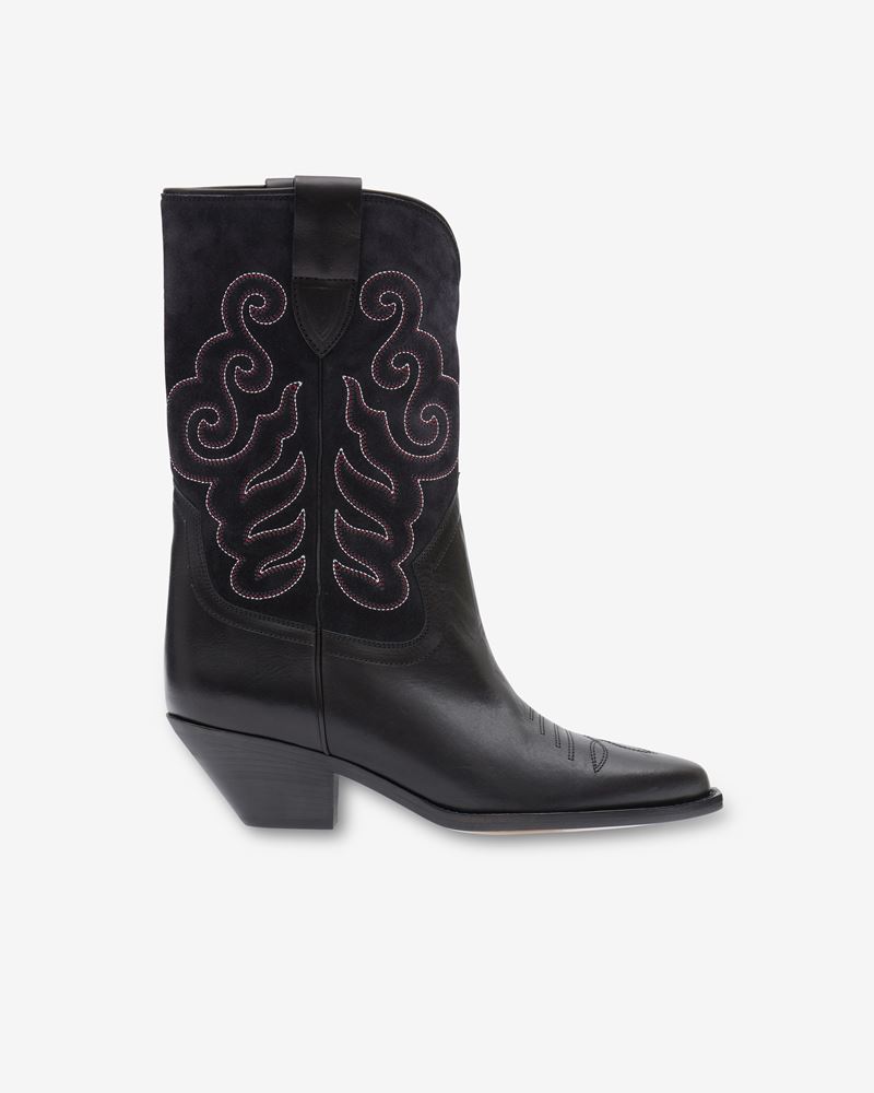 DUERTO BOTTES SANTIAGS EN CUIR VELOURS