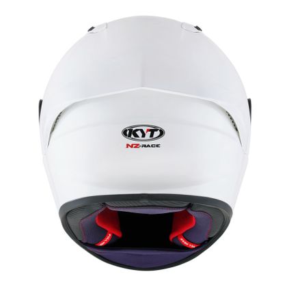 Casque KYT NZ-RACE PLAIN - Blanc / Noir