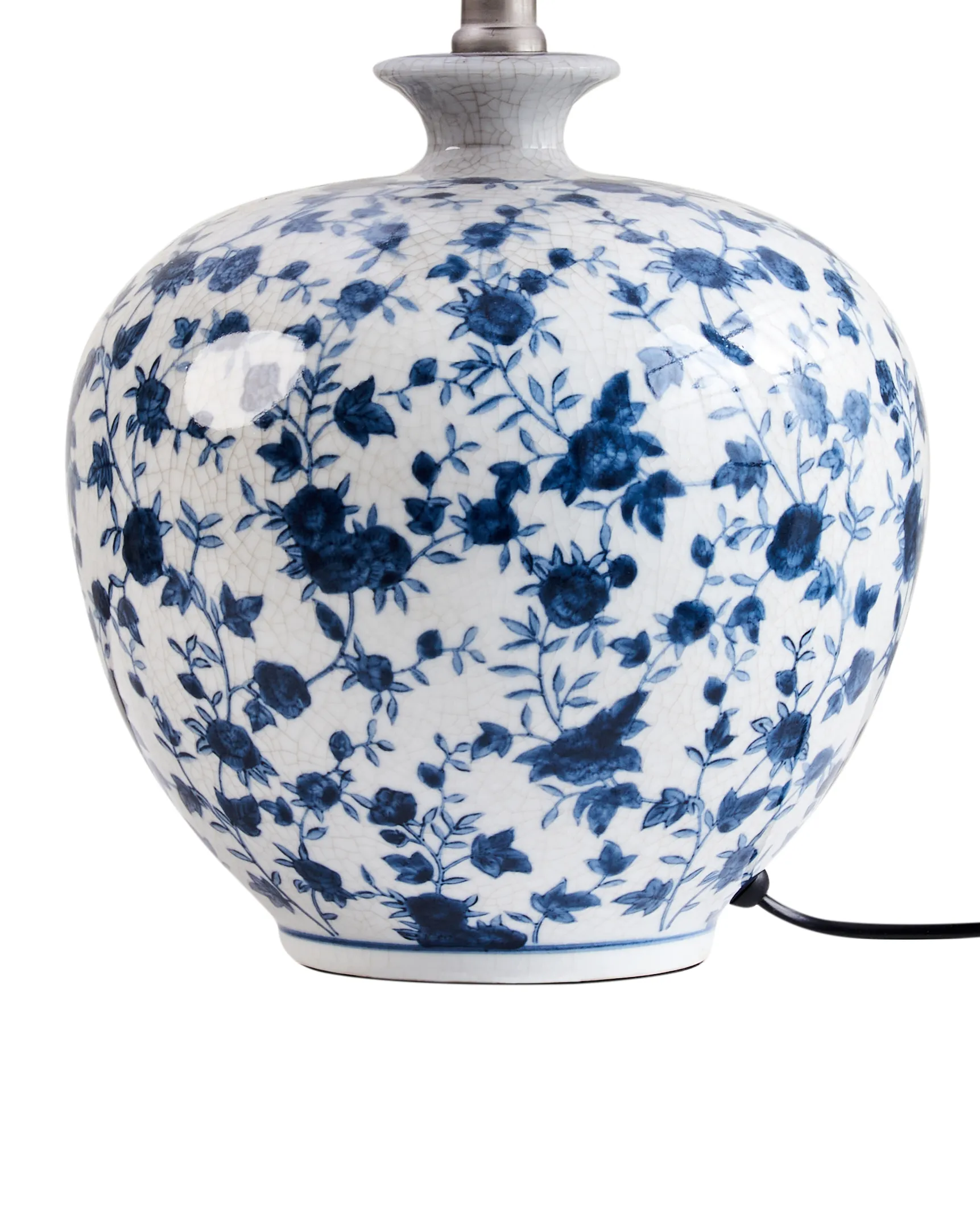 Tafellamp SILVES Porselein Wit/blauw