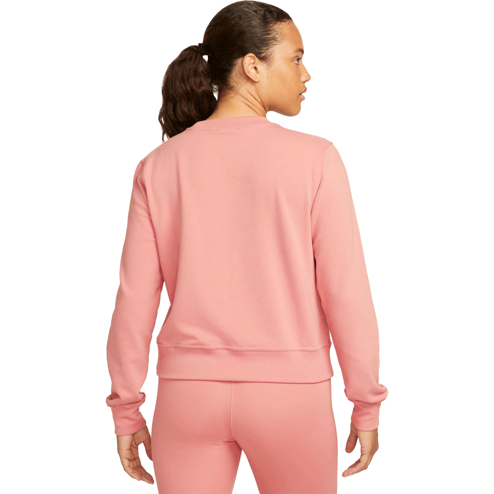 Nike Dri-Fit One Sweatshirt Damen red stardust