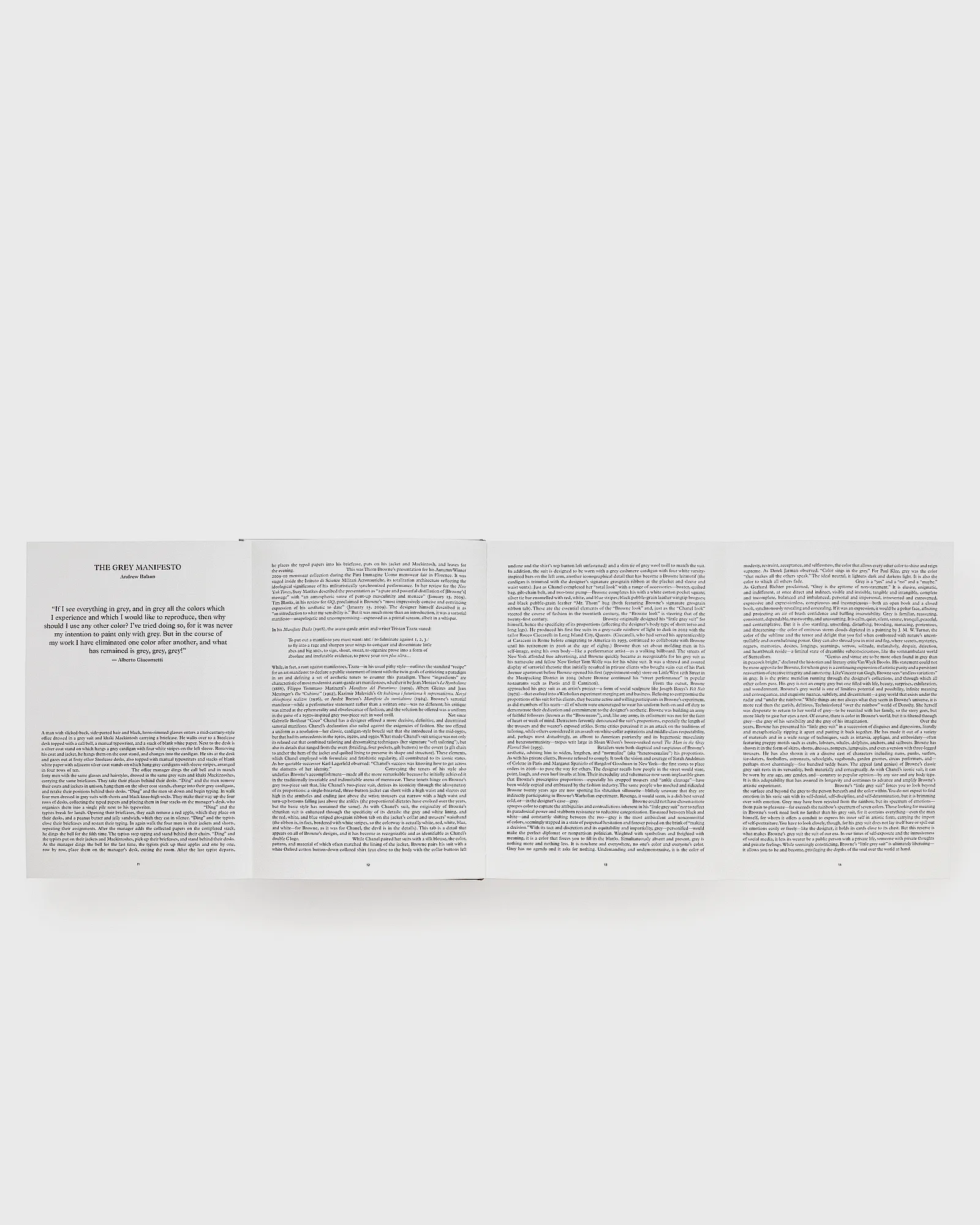 PHAIDON Thom Browne by Andrew Bolton and Thom Browne