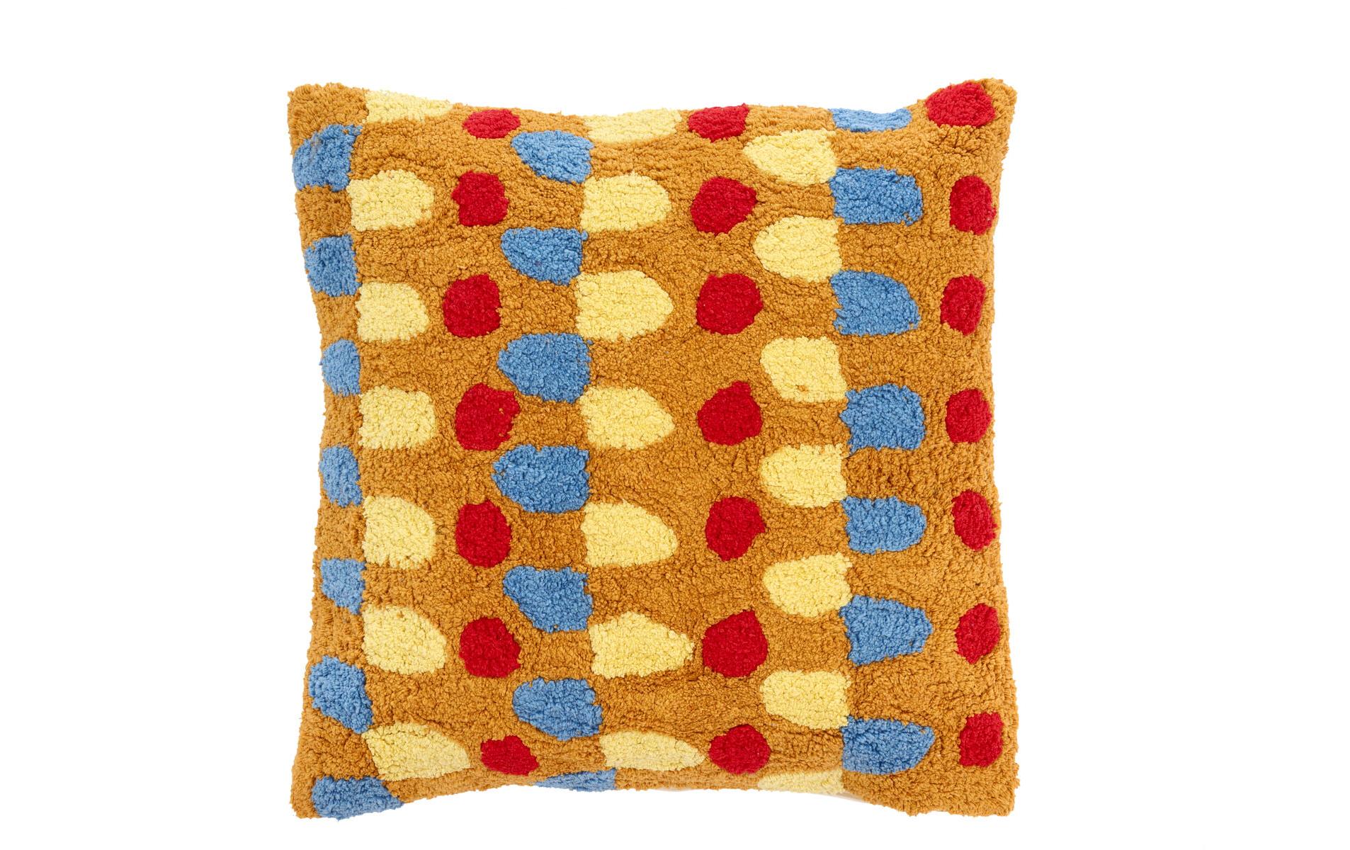 Kissen Styles 45 x 45 cm, Braun/MehrfarbigKissen mit Füllung