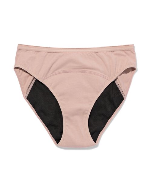 culotte menstruelle en coton à haute absorption beige