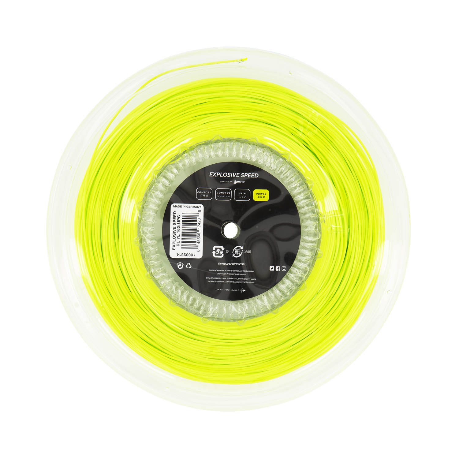 Dunlop  Explosive Speed 16G YL D 200M Reel