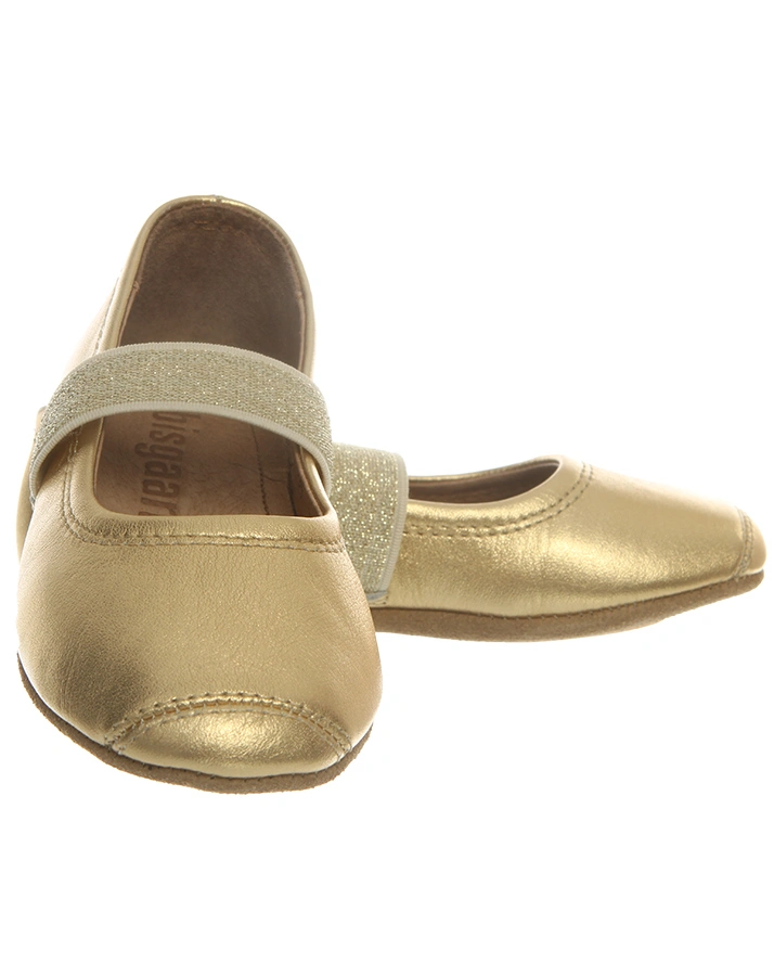 Spangen-Hausschuhe BALLET in gold (Größe: 24)