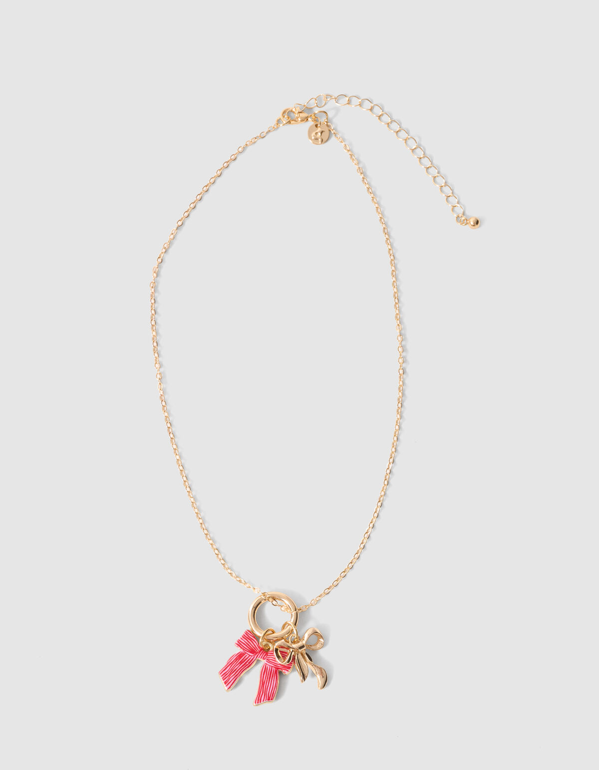Double Bow Ketting Goud