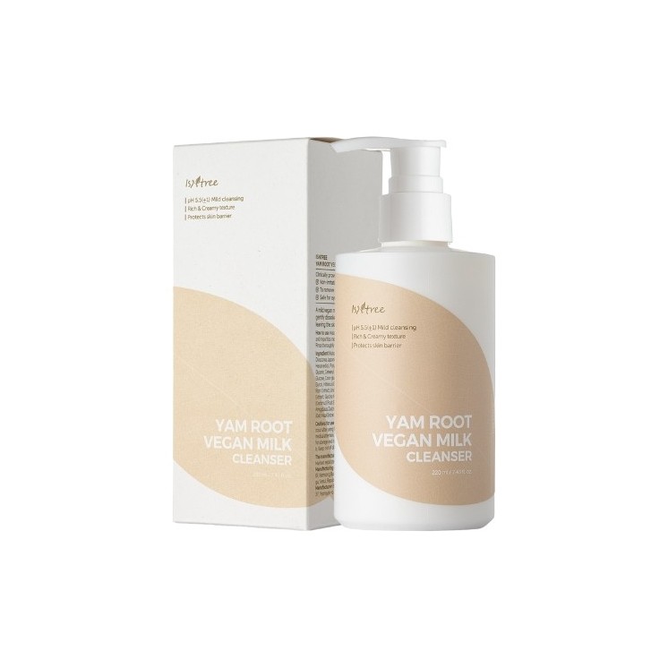 Isntree Yam Root Vegan Milk Cleanser Beruhigende Gesichtsreinigungsmilch 220 ml