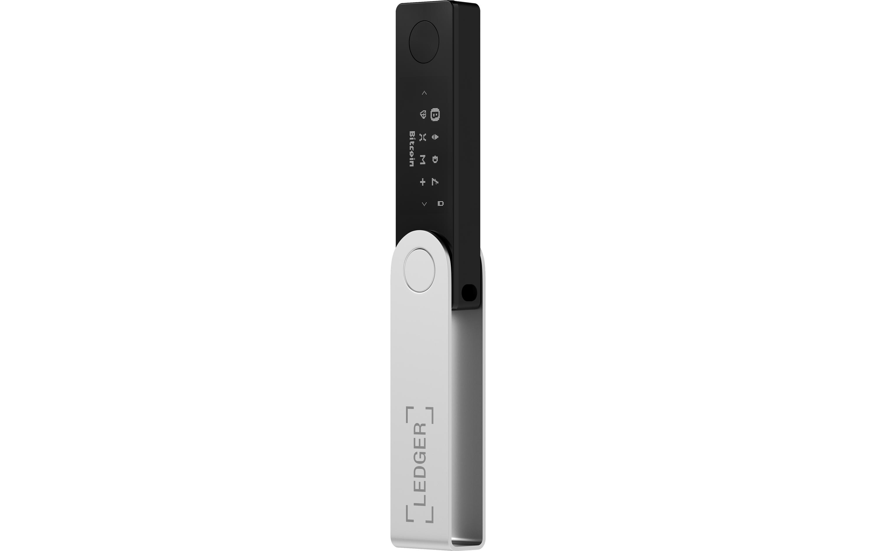 Nano X Onyx Black<br>Crypto-Hardware-Wallet mit Bluetooth zum Kaufen, Verwalten und Vermehren digitaler Vermögenswerte