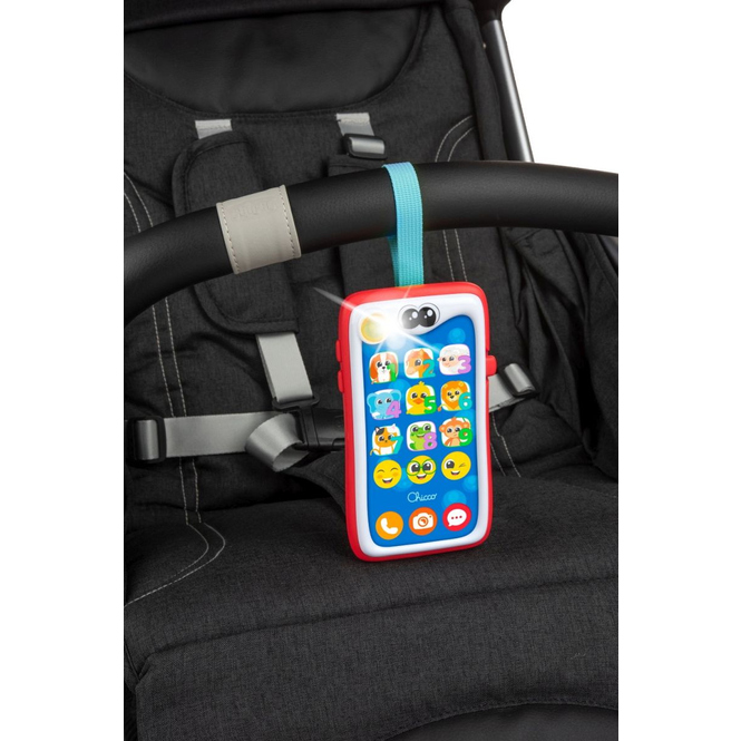Smiley Smartphone - 2 Sprachen - Deutsch - Englisch