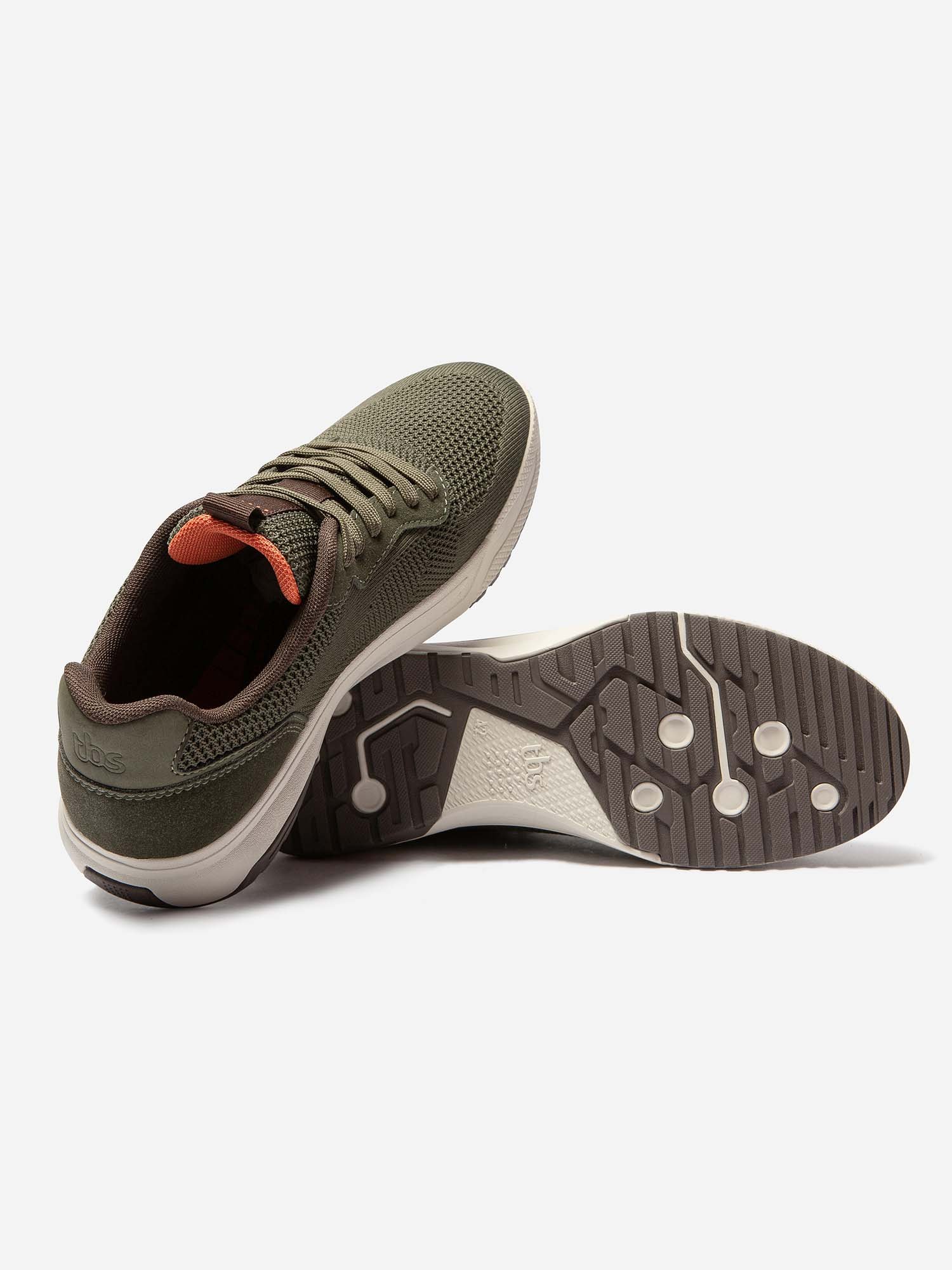 Baskets Homme Légères Textile Recyclé Kaki