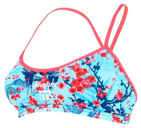 Haut de Maillot de Bain 2-Pièces Femme Michael Phelps Sakura Two-Piece Bleu / Noir