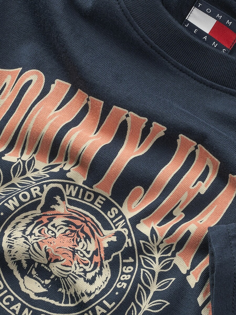 TOMMY JEANS<br>Camiseta de manga curta estampada