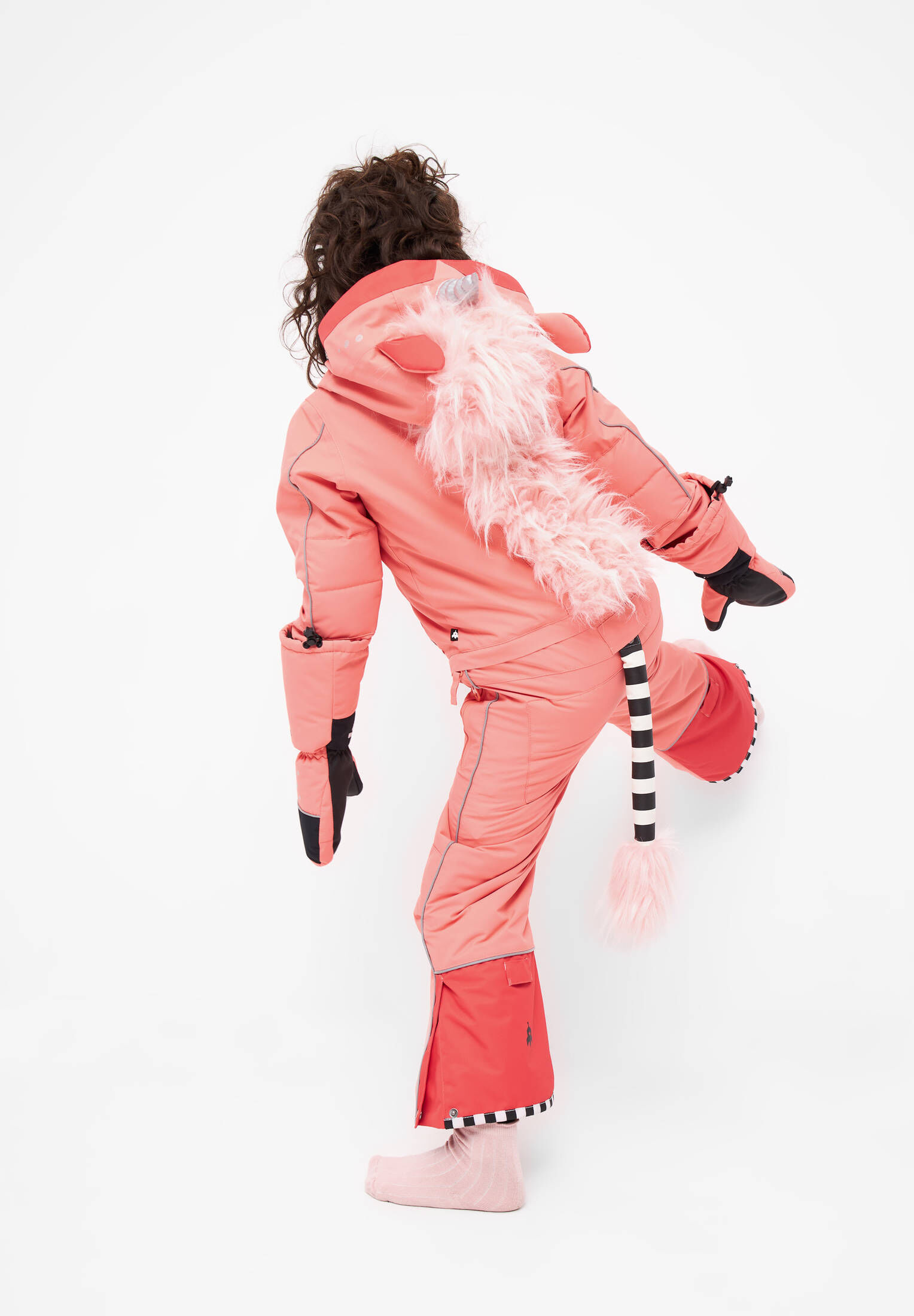 WeeDo| Mädchen Skioverall UNIDOO SILVER Einhorn