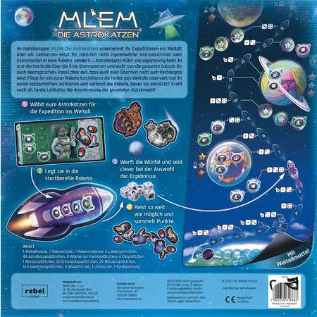 Asmodee Rebel MLEM: Die Astrokatzen