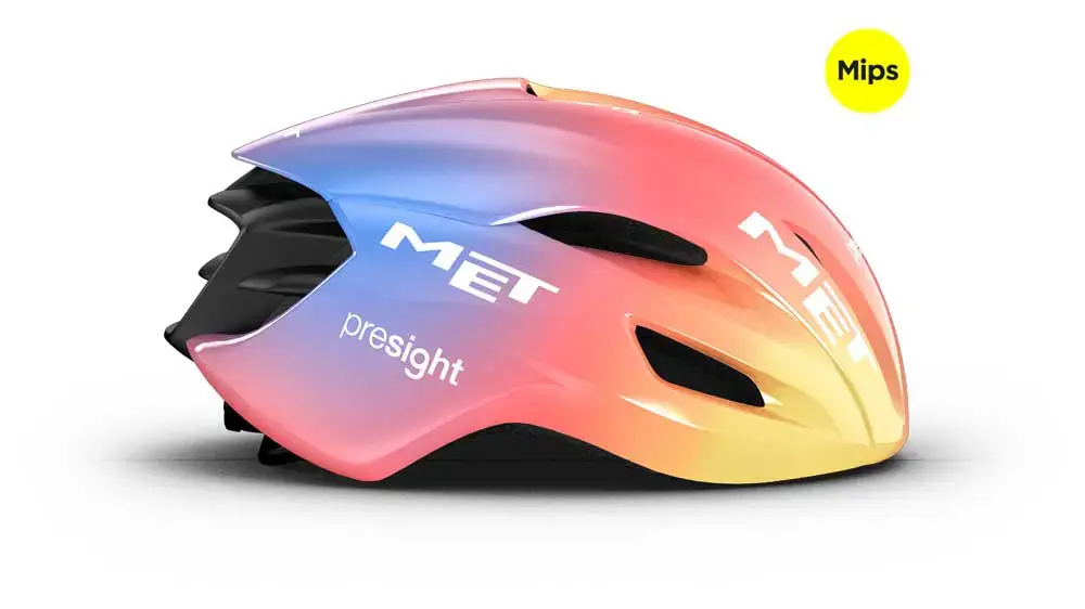 MET Manta MIPS UAE ADQ Race Fietshelm Multi/Zwart