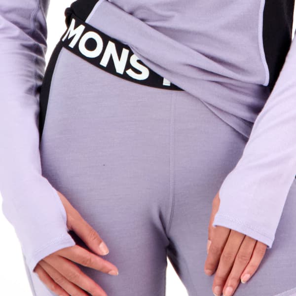 Collant thermique MONS ROYALE W OLYMPUS LEGGING THISTLE CLOUD