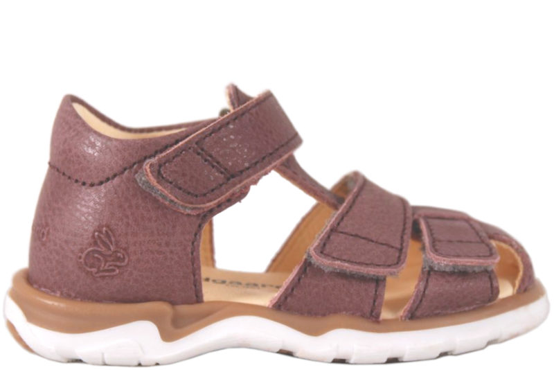 BUNDGAARD SOFUS DARK ROSE SANDAL MED LUKKET TÅ