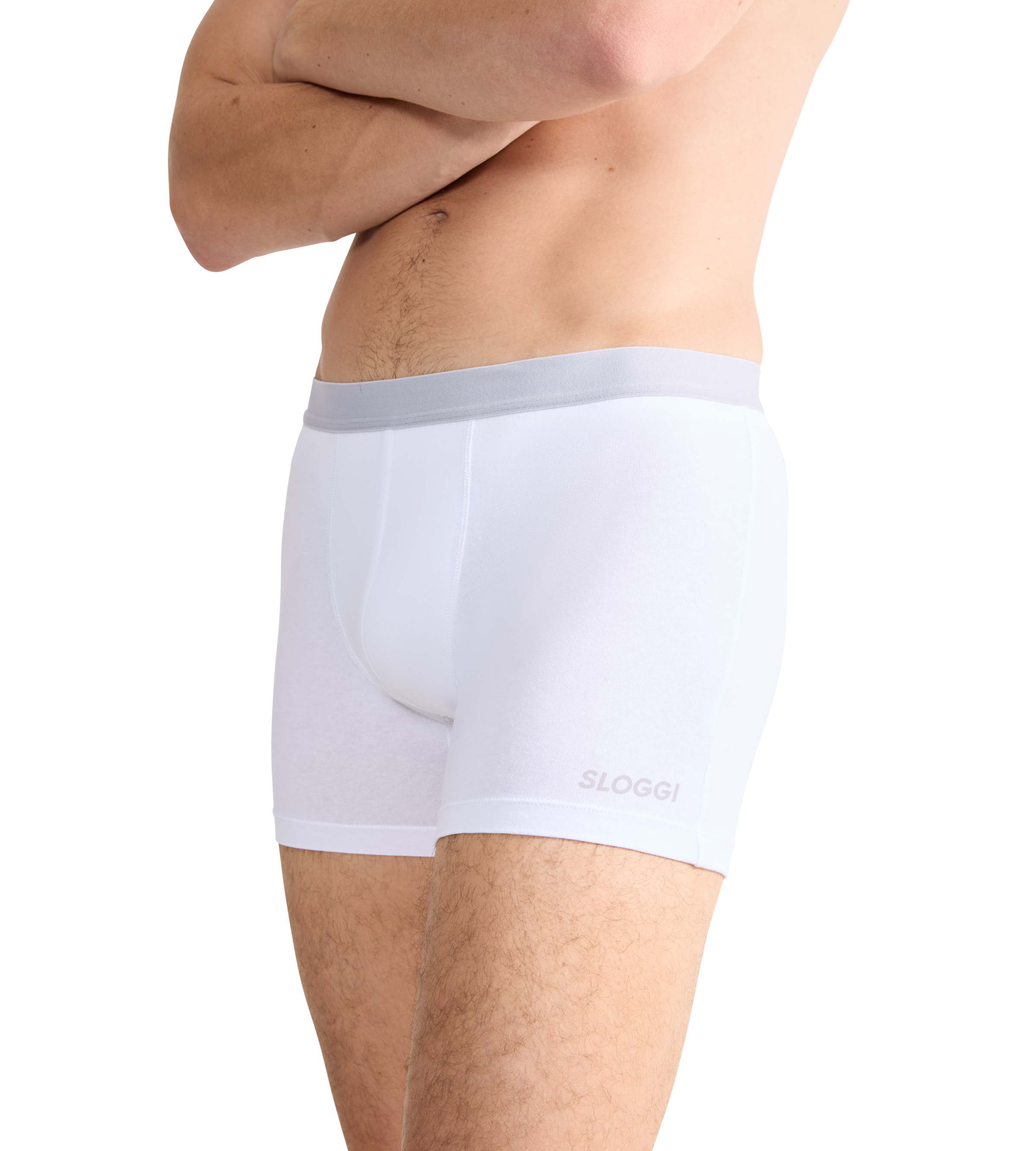 sloggi Boxer »Men GO ABC 2.0«, 2 Stk. längeres Bein, Baumwollmix, weich, elastischer Bund