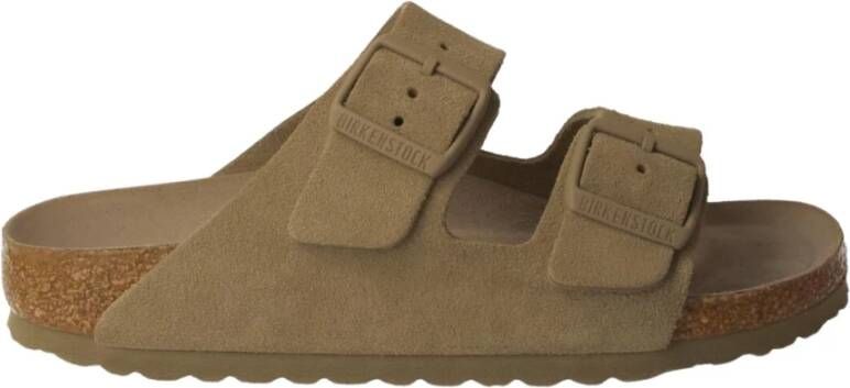 BIRKENSTOCK Slippers Arizona Maat: 35 Materiaal: Suède Kleur: Groen