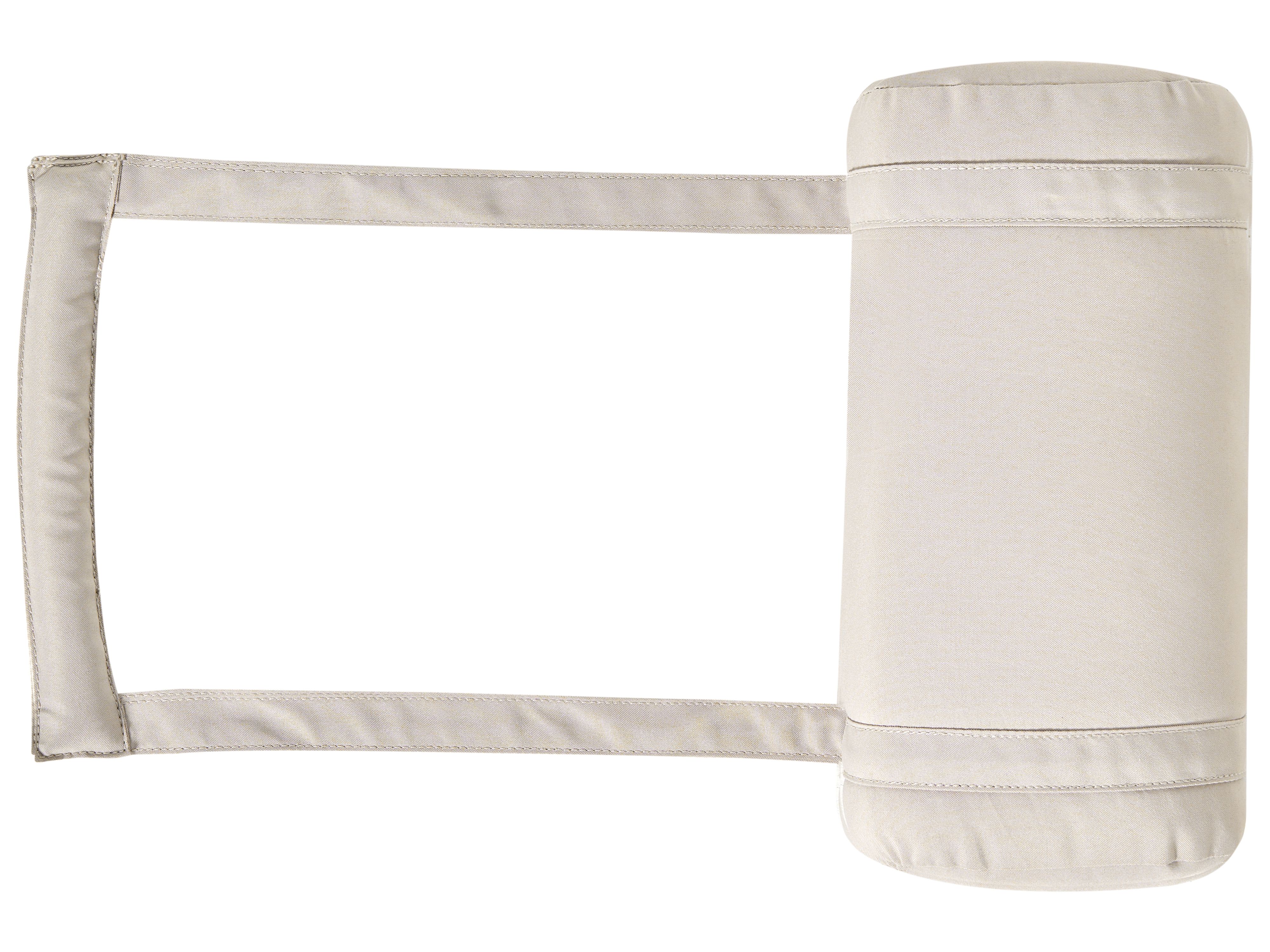 Ligstoel met kussen AMANTEA PREMIUM II Acaciahout Lichtbeige