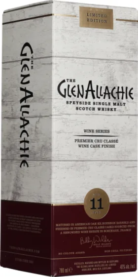 GLENALLACHIE 11 YEARS PREMIER CRU CLASSÉ FINISH 70CL