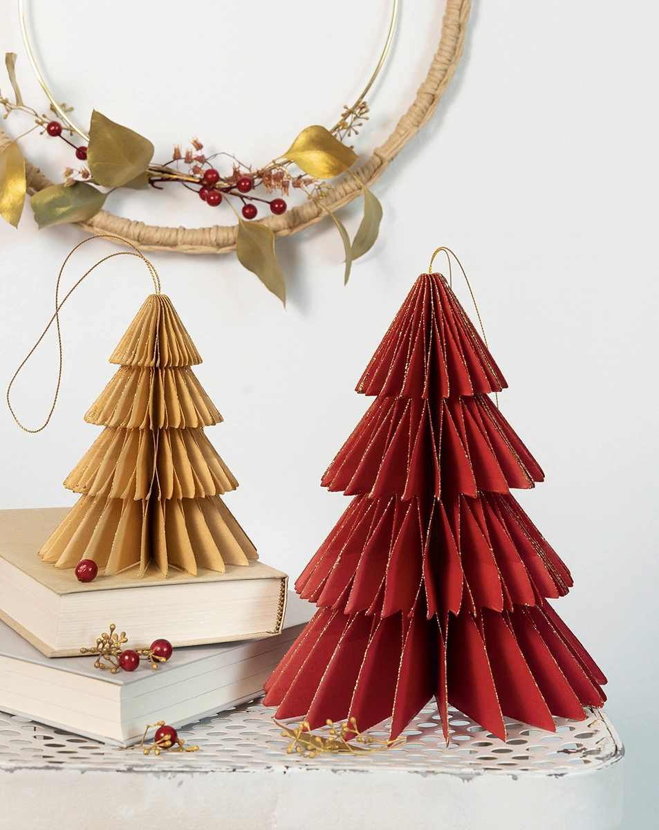 Wabendekor BERRY XMAS TREES 2-teilig