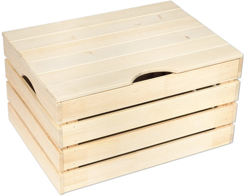 Houten kistje, hout, 44,5x32x23 cm