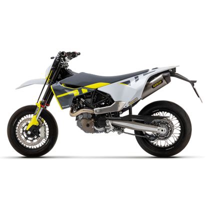 Silencieux Arrow Race-tech Titane embout carbone - Gris