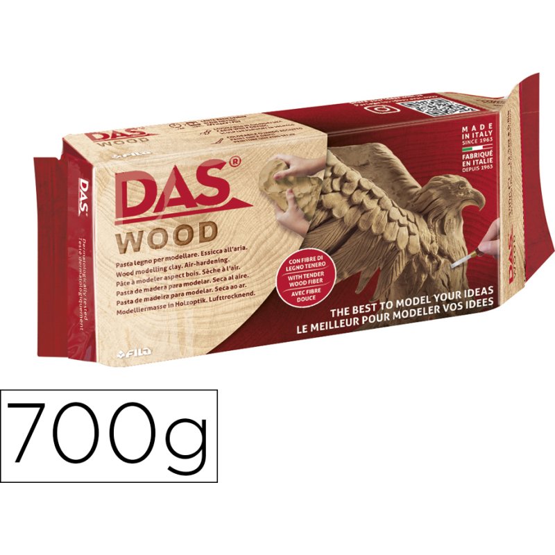 Pate a modeler das wood finition bois boite 700gr