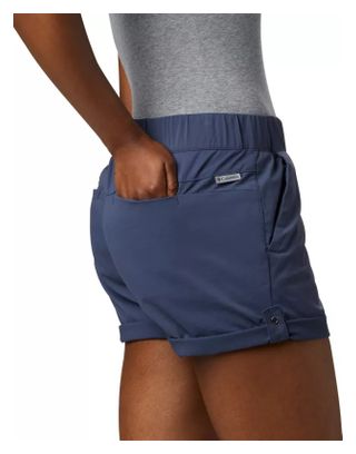 Short Columbia Firwood Camp II Bleu Femme