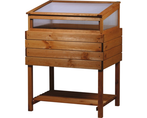 dobar Kubus kweekbak 76 x 56 x 28 cm lichtbruin