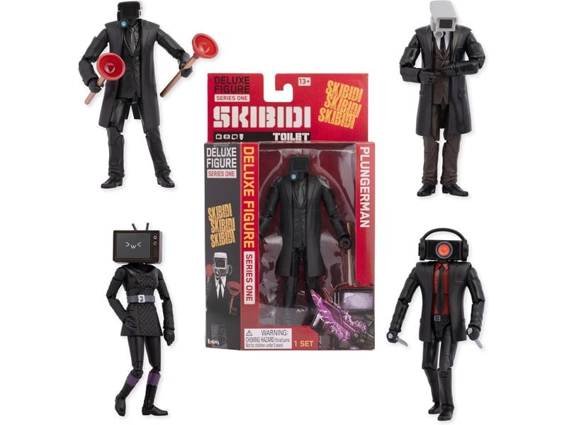 Paka Figur Skibidi Toilet Cameraman Deluxe - 15 cm Skibidi-Toiletten-Highlights – 15 cm Sammelfiguren