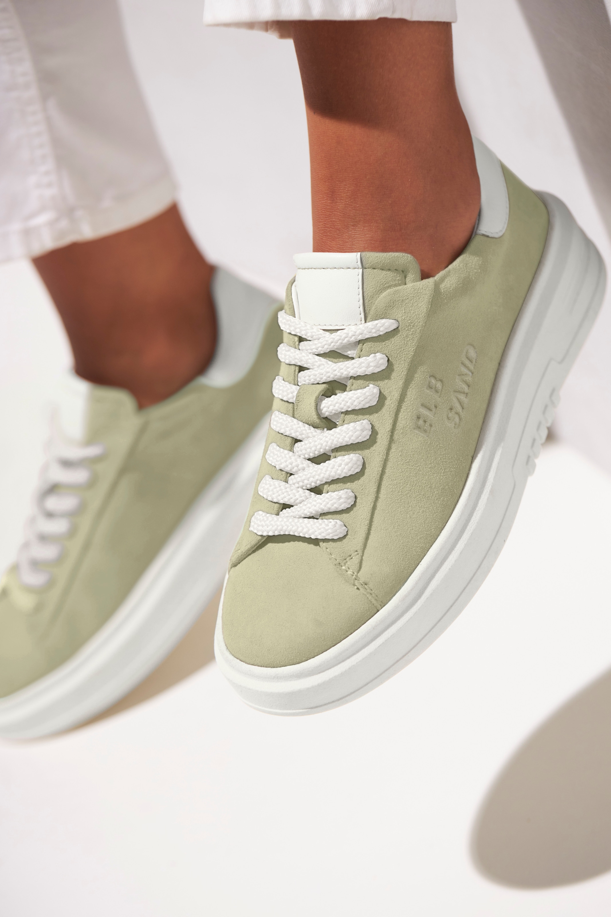 Elbsand Sneaker »Schnürschuh«  Schnürhalbschuh,Freizeitschuh aus Leder mit modischer Plateausohle
