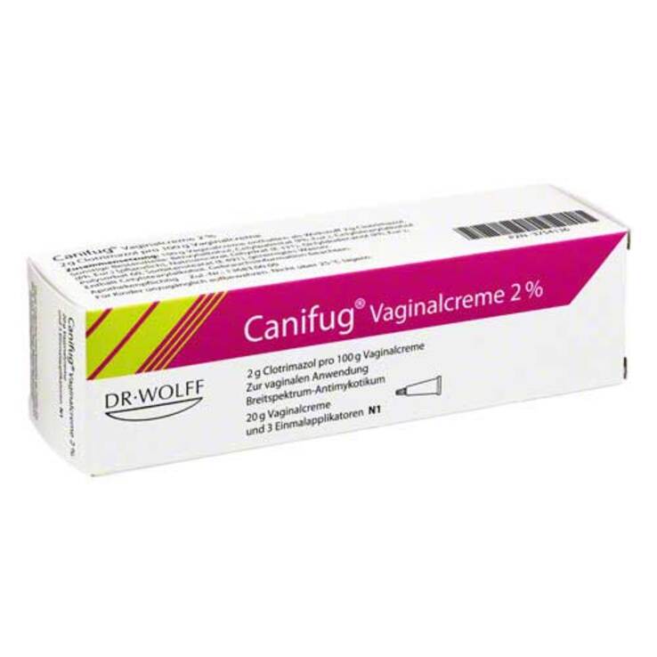 Canifug Vaginalcreme 2% mit 3 Einmalapplikatoren, 20 g