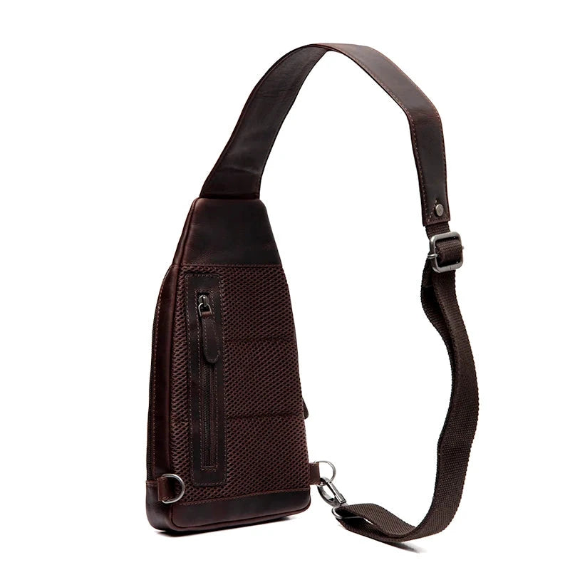 Chesterfield Brand Bowey Sling Bag Brown