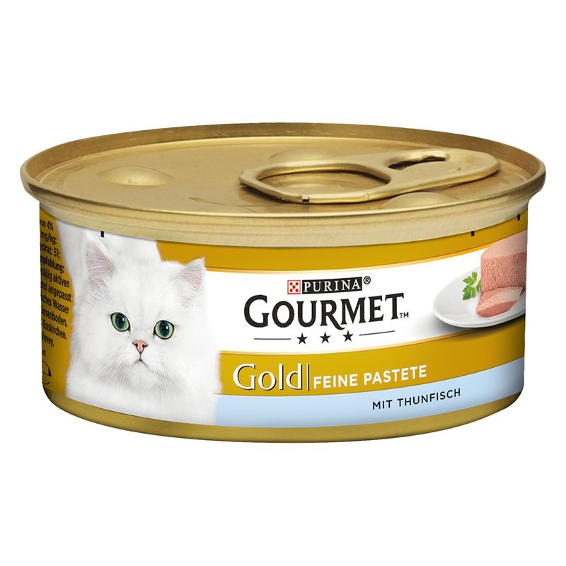 Lot 4 saveurs Gourmet Gold Les Mousselines 48 x 85 g sur bitiba.fr