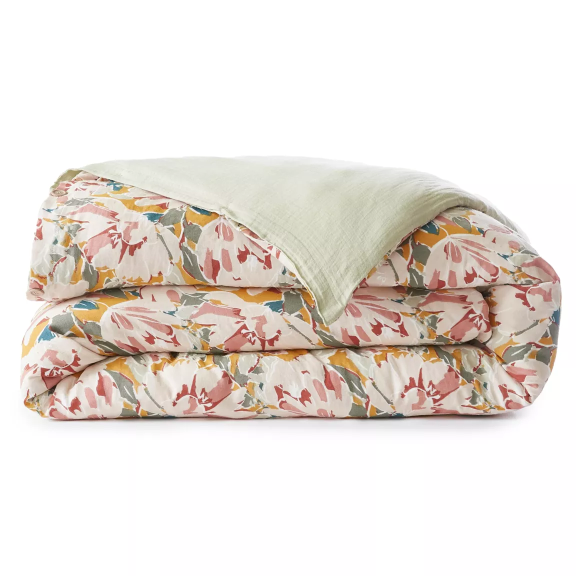 Housse de couette gaze de coton (200 x 200 cm) April Multicolore