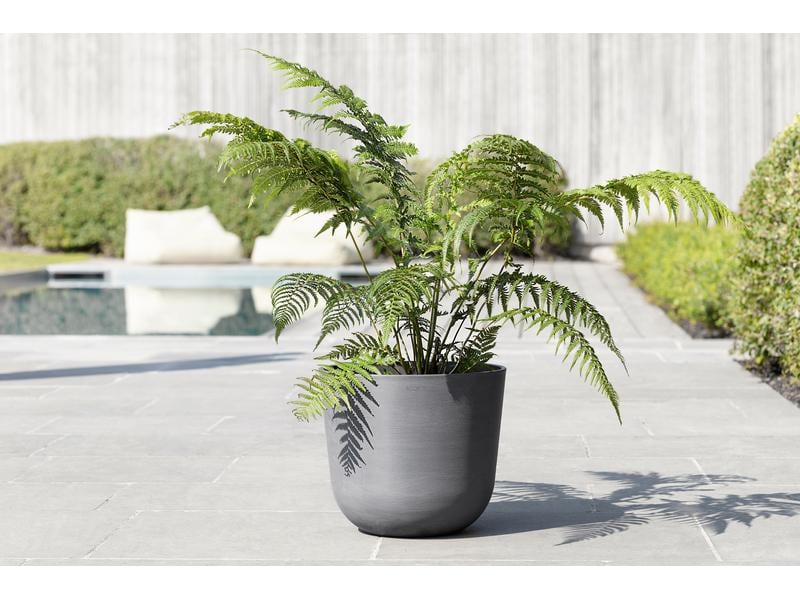 Ecopots Pflanzentopf Oslo 35 Grau Blumentopf