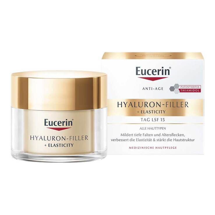 Eucerin Anti-Age Elasticity + Filler Tagescreme mit LSF 15, 50 ml