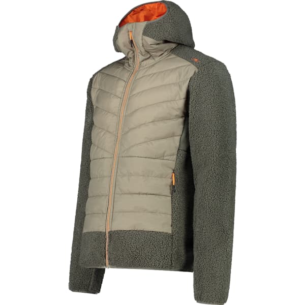 Doudoune ski CMP MAN JACKET HYBRID FIX HOOD SAGE