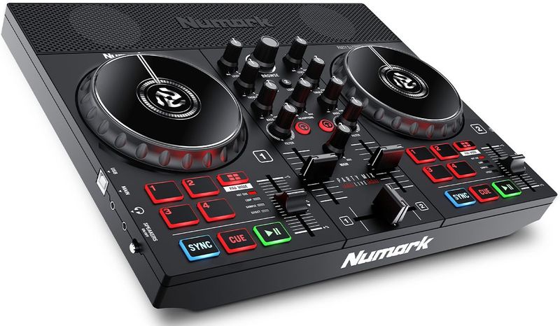 Numark - Party Mix Live - DJ Controller - DJ Set - Inclusief Verlichting en Luidsprekers