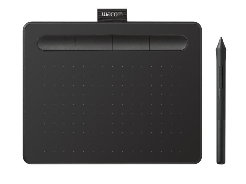 Wacom Stifttablet Intuos S  Creative Pen Tablet Grafiktablet mit batterielosem EMR-Stift