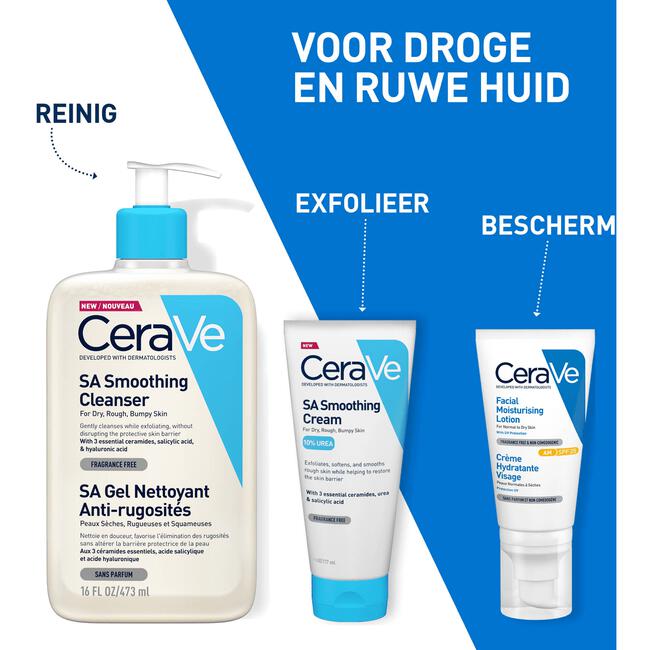 CeraVe SA Anti-Ruwe Huid Reiniger 473 ML