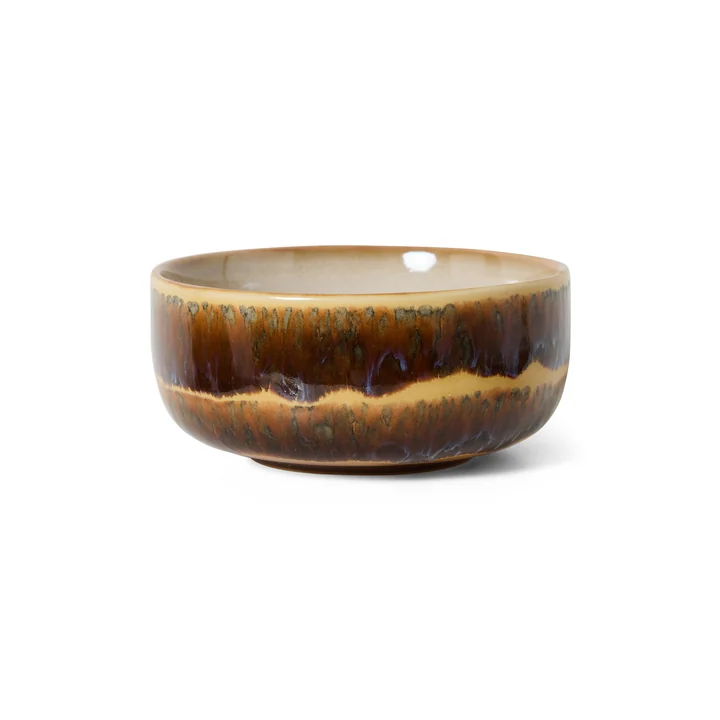 HKliving - 70's Dessertschale, Ø 12,5 cm, cliffs