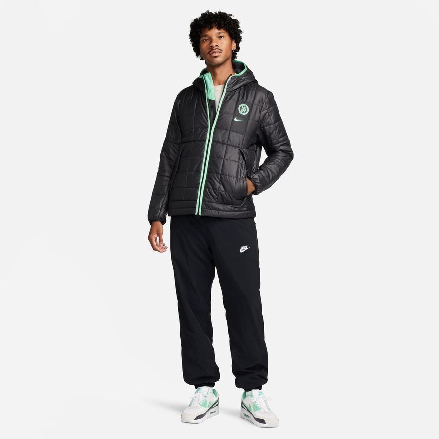 Chelsea Manteau d'Hiver NSW Synthetic Fill Fleece - Noir/Vert