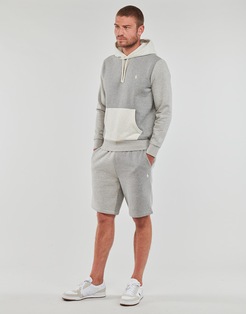 Polo Ralph Lauren - SWEATSHIRT CAPUCHE EN MOLLETON COLOBLOCK Gris