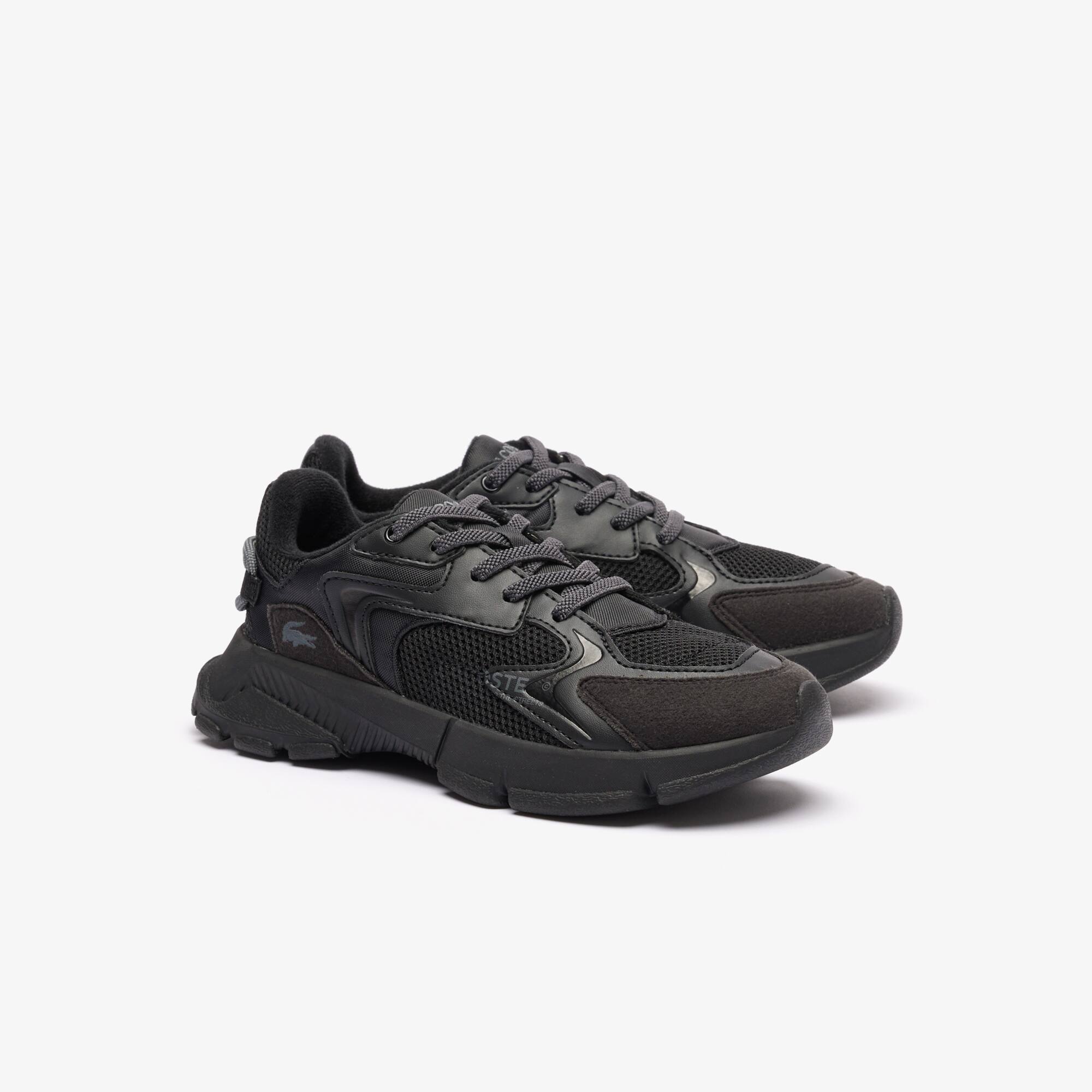 Kinder-Sneakers L003 Neo aus Textil Sneakers - Schwarz - Lacoste - Kinder
