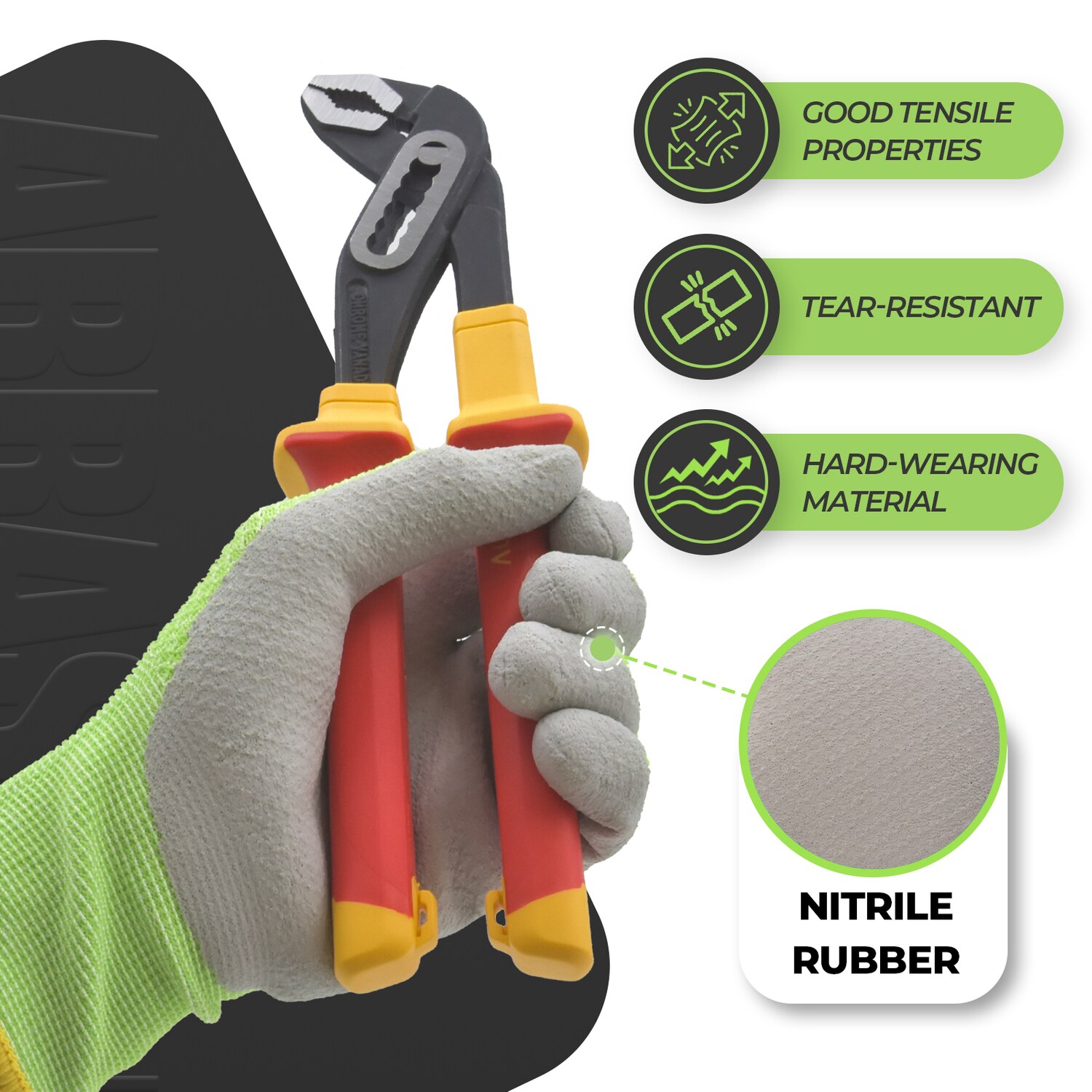 Mustbau Arbeitshandschuhe 12 Pack,Gartenhandschuhe Montagehandschuhe, Wiederverwendbar, Größe:M